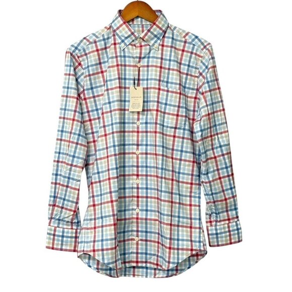 Peter Millar Other - Peter Millar NWT Crown Lite Walker Sport Shirt Cotton Stretch Plaid Check Size S